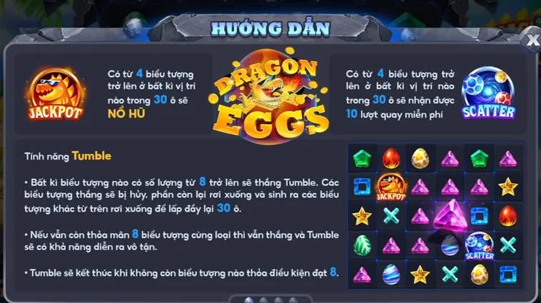 Trải Nghiệm Siêu Phẩm Nổ Hũ Dragon Eggs Tại iWin Club Đỉnh Cao Hấp Dẫn