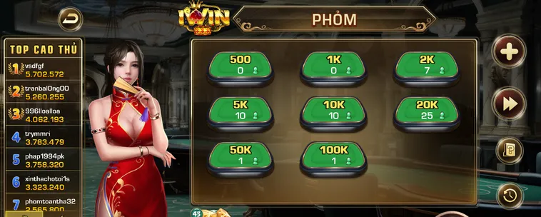 Phỏm Tại Iwin Club Đỉnh Cao Sòng Bài Trực Tuyến Chinh Phục Những Chiến Thắng Vang Dội Nhất Thế Giới